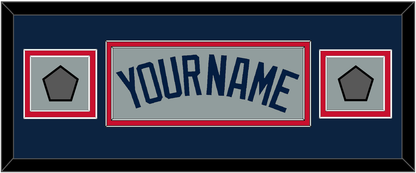 Boston Name & Two World Series Jersey Patches - Road Gray (2009-2013) - Signature Tier 6