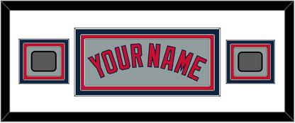 Boston Name & Two World Series Champions Patches - Road Gray - Premier Tier 4