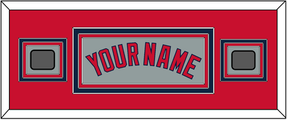 Boston Name & Two World Series Jersey Patches - Road Gray - Premier Tier 5