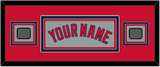 Boston Name & Two World Series Champions Patches - Road Gray - Triple Mat 5