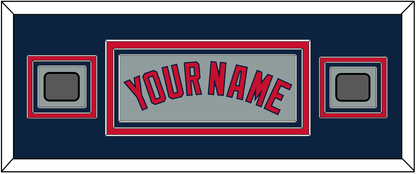 Boston Name & Two World Series Jersey Patches - Road Gray - Premier Tier 6