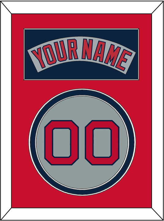 Boston Nameplate & Full-Size Number - Split