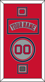 Boston Nameplate, Number, Logo Patch & World Series Jersey Patch - Road Gray (1992-2008) - Triple Mat 3