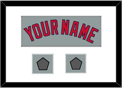 Boston Name & Two World Series Champions Patches - Road Gray - Essential Tier 1