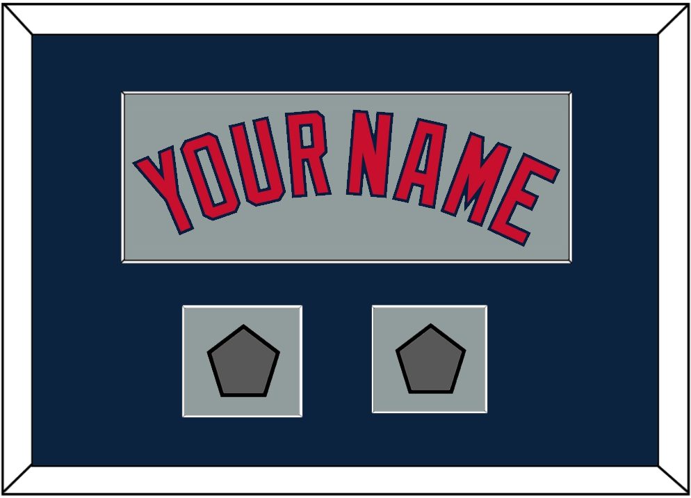 Boston Name & Two World Series Jersey Patches - Road Gray - Essential Tier 3