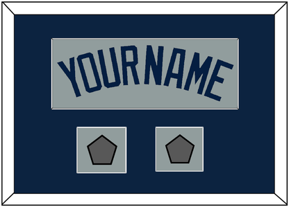 Boston Name & Two World Series Jersey Patches - Road Gray (2009-2013) - Essential Tier 3