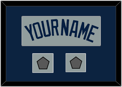 Boston Name & Two World Series Champions Patches - Road Gray (2009-2013) - Essential Tier 3