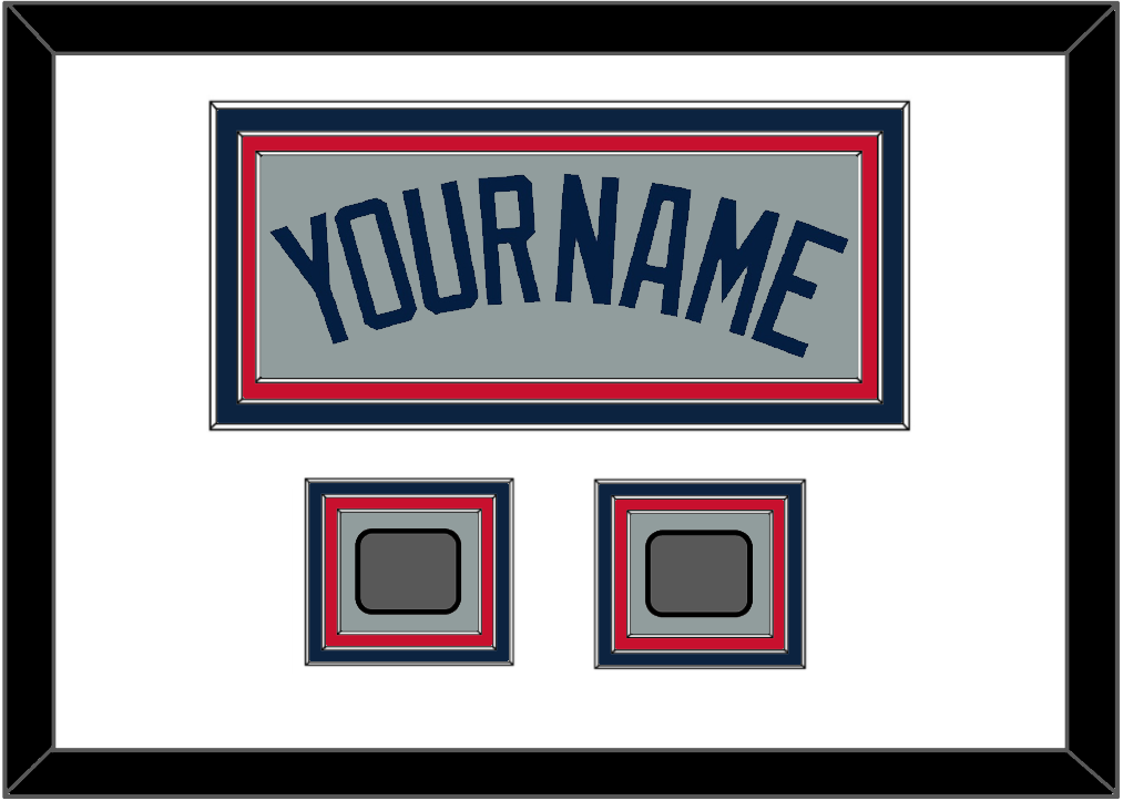 Boston Name & Two World Series Jersey Patches - Road Gray (2009-2013) - Premier Tier 1