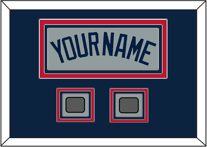 Boston Name & Two World Series Jersey Patches - Road Gray (2009-2013) - Premier Tier 3