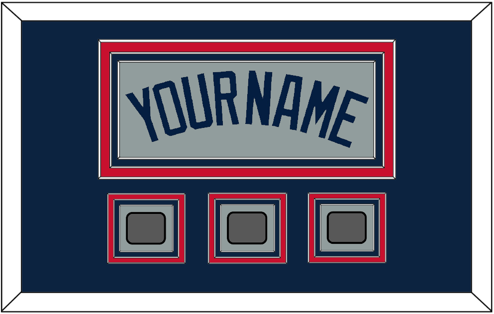 Boston Name & Three World Series Champions Patches - Road Gray (2009-2013) - Premier Tier 3