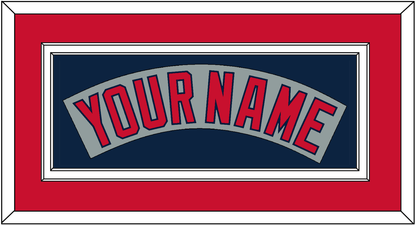 Boston Nameplate - Road Gray (1992-2008) - Signature Tier 2