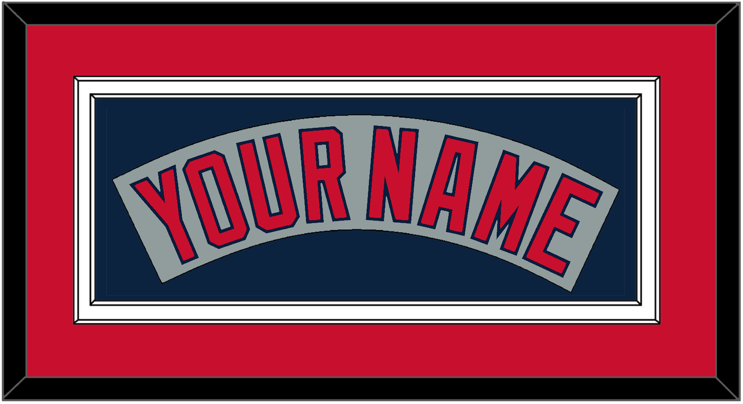 Boston Nameplate - Road Gray (1992-2008) - Signature Tier 2