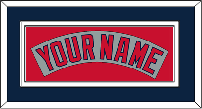 Boston Nameplate - Road Gray (1992-2008) - Signature Tier 3