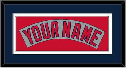 Boston Nameplate - Road Gray (1992-2008) - Signature Tier 3