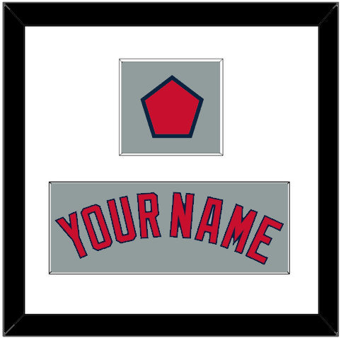 Boston Name & Logo Patch - Road Gray - Essential Tier 1