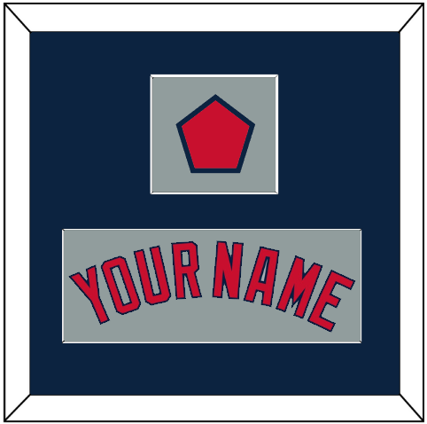 Boston Name & Logo Patch - Road Gray - Essential Tier 3