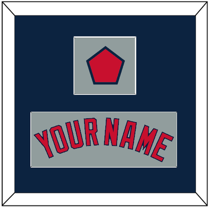 Boston Name & Logo Patch - Road Gray - Essential Tier 3