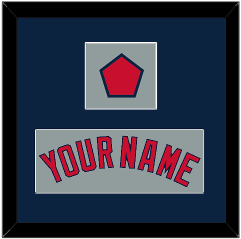 Boston Name & Logo Patch - Road Gray - Essential Tier 3