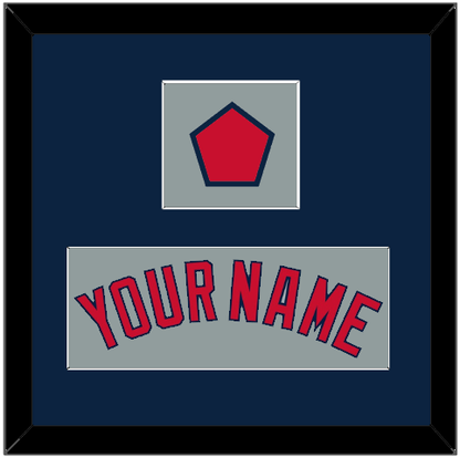 Boston Name & Logo Patch - Road Gray - Essential Tier 3
