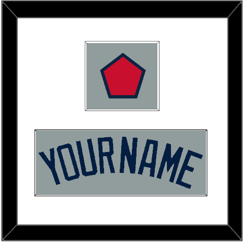Boston Name & Logo Patch - Road Gray (2009-2013) - Essential Tier 1