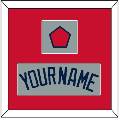 Boston Name & Logo Patch - Road Gray (2009-2013) - Essential Tier 2