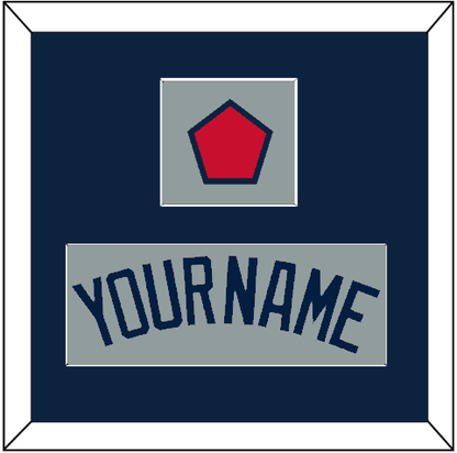 Boston Name & Logo Patch - Road Gray (2009-2013) - Essential Tier 3