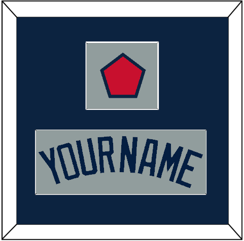 Boston Name & Logo Patch - Road Gray (2009-2013) - Essential Tier 3