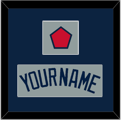 Boston Name & Logo Patch - Road Gray (2009-2013) - Essential Tier 3