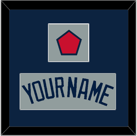 Boston Name & Logo Patch - Road Gray (2009-2013) - Essential Tier 3
