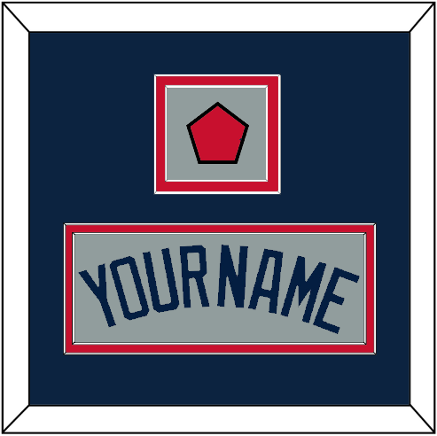 Boston Name & Logo Patch - Road Gray (2009-2013) - Signature Tier 3