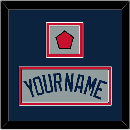 Boston Name & Logo Patch - Road Gray (2009-2013) - Signature Tier 3