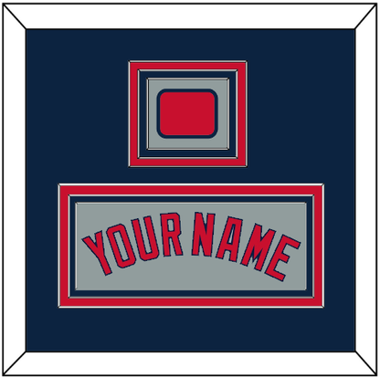Boston Name & Logo Patch - Road Gray - Premier Tier 3