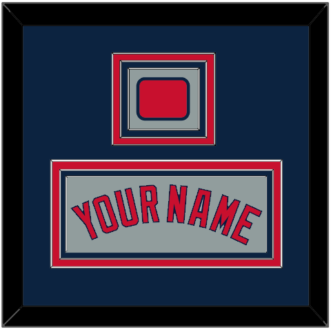 Boston Name & Logo Patch - Road Gray - Premier Tier 3