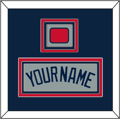 Boston Name & Logo Patch - Road Gray (2009-2013) - Premier Tier 3