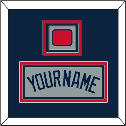 Boston Name & Logo Patch - Road Gray (2009-2013) - Premier Tier 3