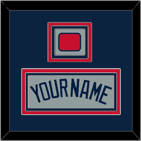 Boston Name & Logo Patch - Road Gray (2009-2013) - Premier Tier 3