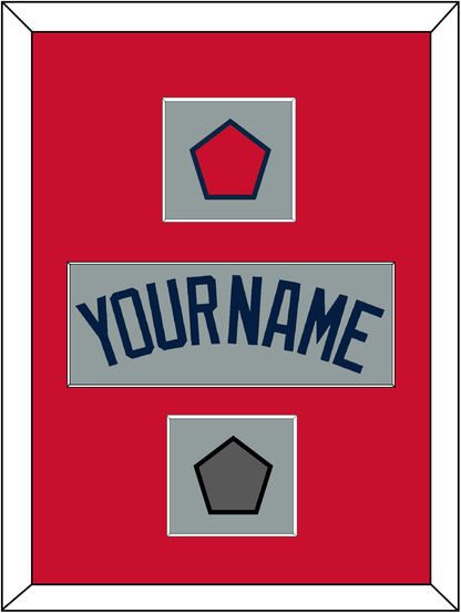 Boston Name, Logo Patch & World Series Jersey Patch - Road Gray (2009-2013) - Essential Tier 2