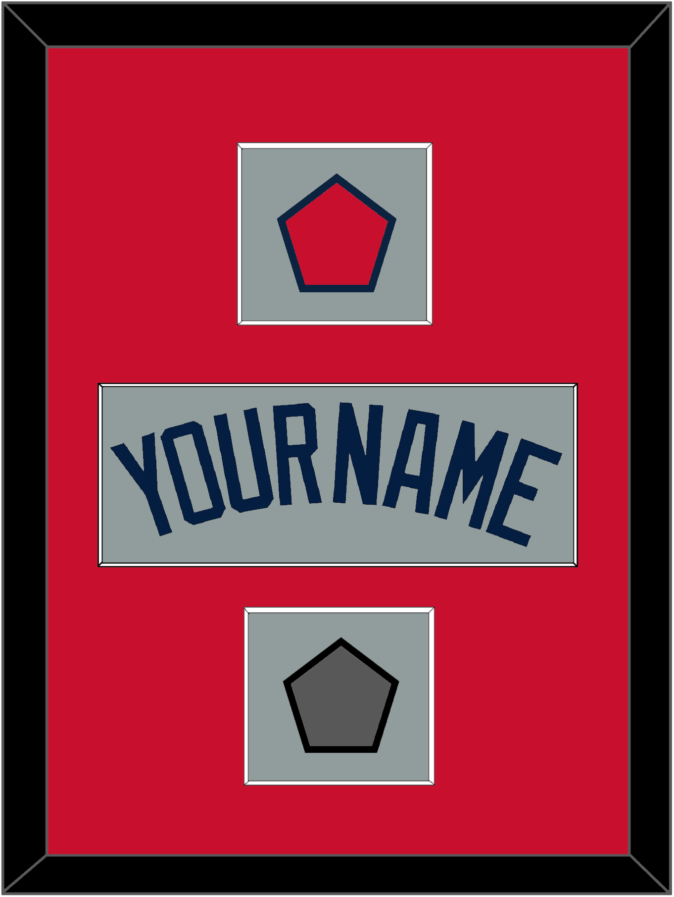 Boston Name, Logo Patch & World Series Champions Patch - Road Gray (2009-2013) - Essential Tier 2
