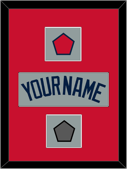 Boston Name, Logo Patch & World Series Champions Patch - Road Gray (2009-2013) - Essential Tier 2