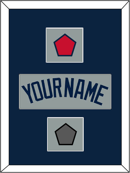 Boston Name, Logo Patch & World Series Jersey Patch - Road Gray (2009-2013) - Essential Tier 3