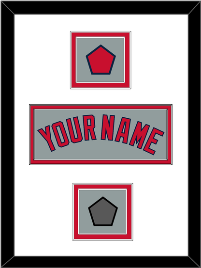 Boston Name, Logo Patch & World Series Champions Patch - Road Gray - Signature Tier 1