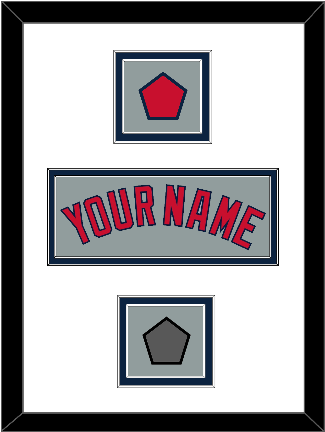 Boston Name, Logo Patch & World Series Champions Patch - Road Gray - Signature Tier 2
