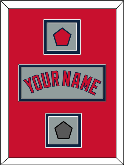 Boston Name, Logo Patch & World Series Champions Patch - Road Gray - Signature Tier 3