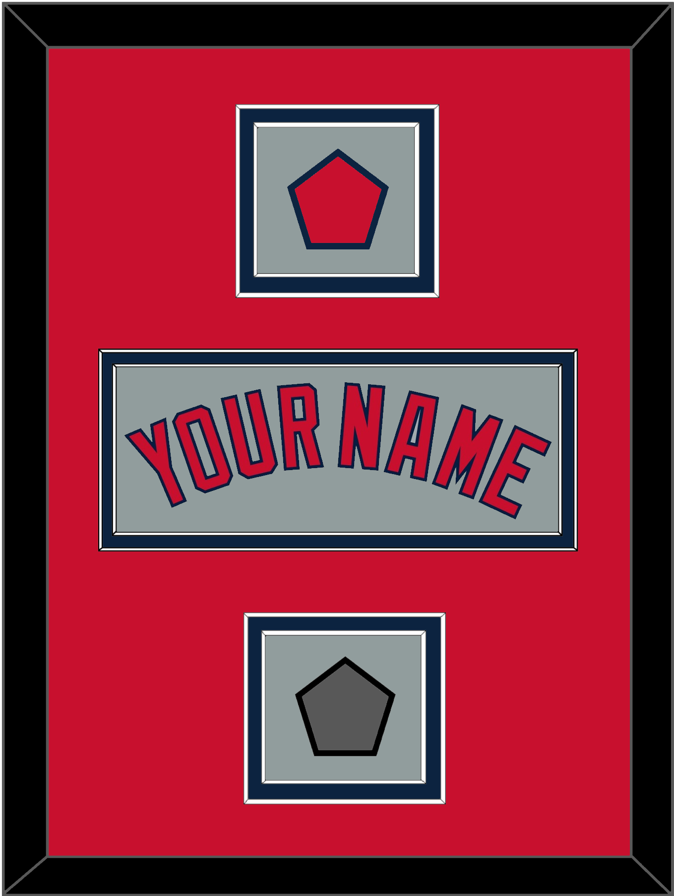 Boston Name, Logo Patch & World Series Champions Patch - Road Gray - Signature Tier 3