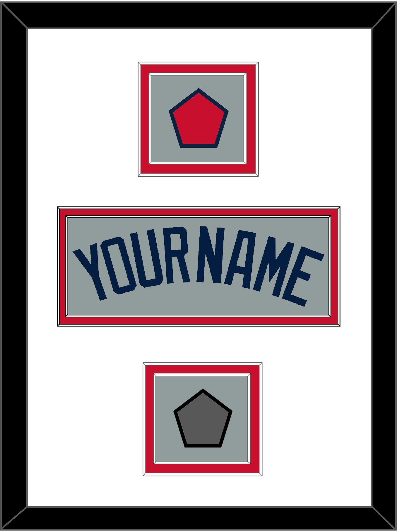 Boston Name, Logo Patch & World Series Champions Patch - Road Gray (2009-2013) - Signature Tier 1