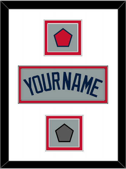 Boston Name, Logo Patch & World Series Champions Patch - Road Gray (2009-2013) - Signature Tier 1