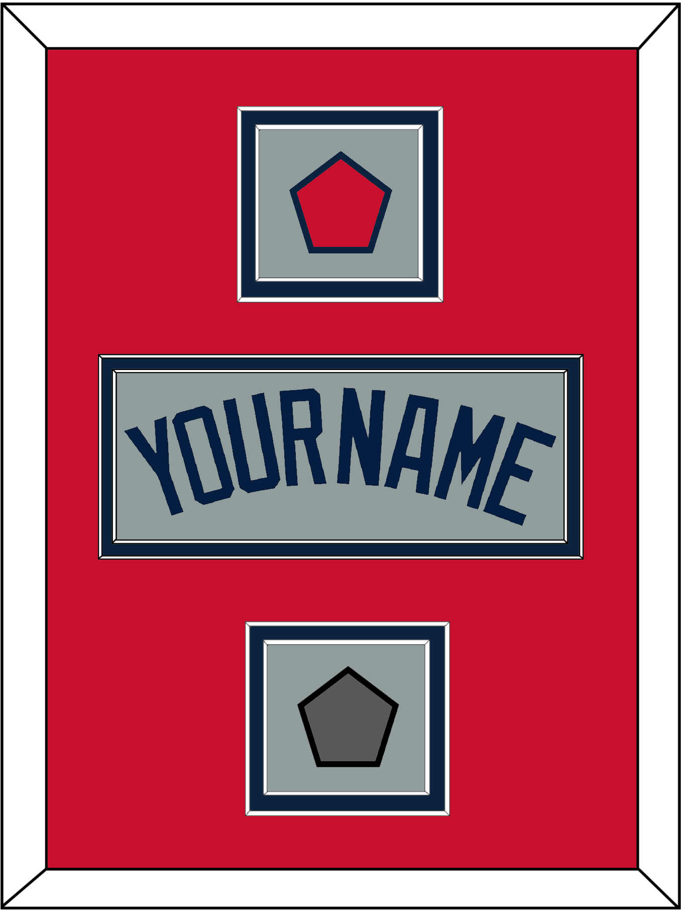 Boston Name, Logo Patch & World Series Champions Patch - Road Gray (2009-2013) - Signature Tier 2