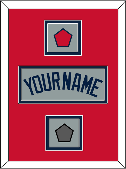 Boston Name, Logo Patch & World Series Jersey Patch - Road Gray (2009-2013) - Signature Tier 2
