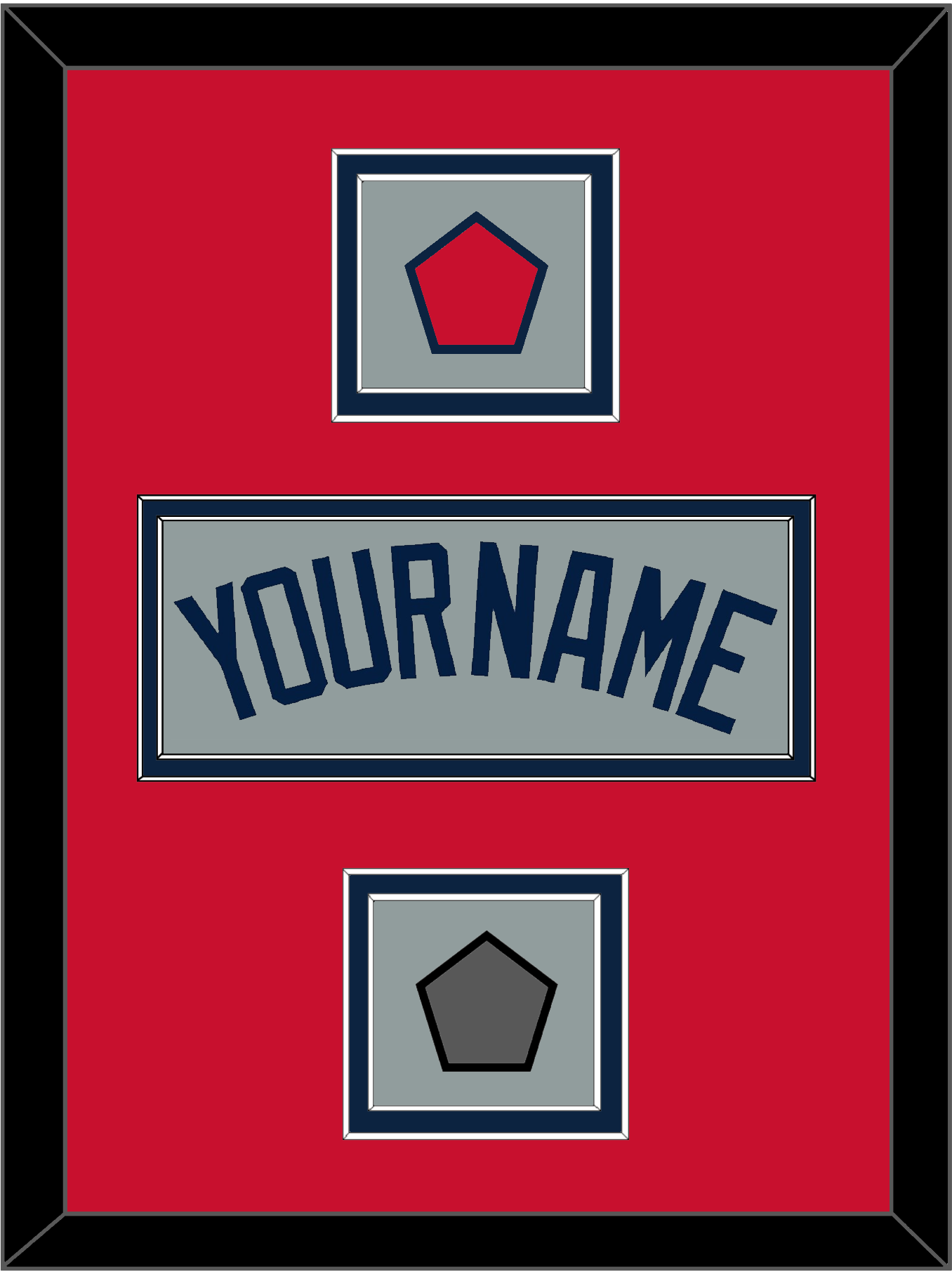 Boston Name, Logo Patch & World Series Jersey Patch - Road Gray (2009-2013) - Signature Tier 2