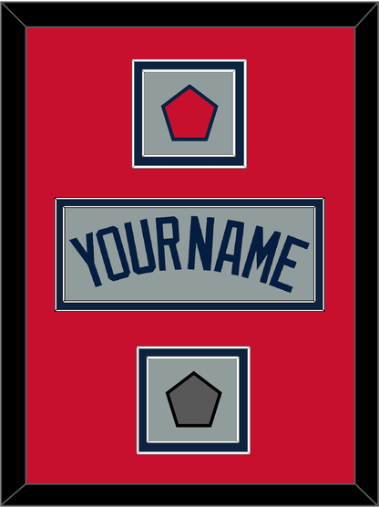 Boston Name, Logo Patch & World Series Jersey Patch - Road Gray (2009-2013) - Signature Tier 2